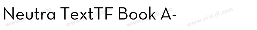 Neutra TextTF Book A字体转换
